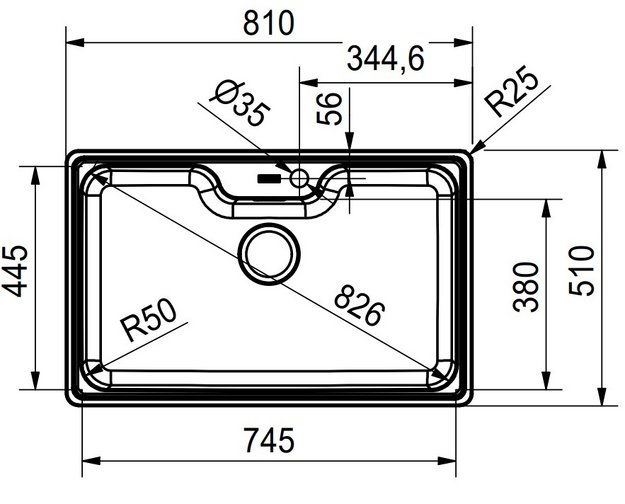 Мойка Franke BCX 610-81 TL сталь (preview 2)