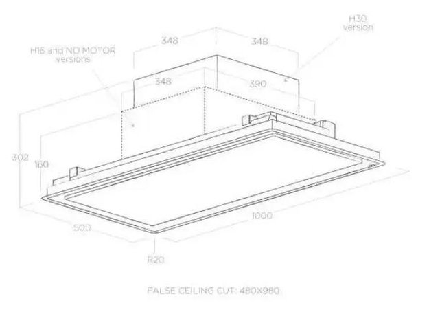 Встраиваемая вытяжка ELICA ILLUSION NO MOTOR PAINT/A/100 (preview 4)