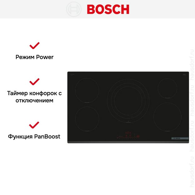 Индукционная варочная панель Bosch PIV931HC1E (preview 7)