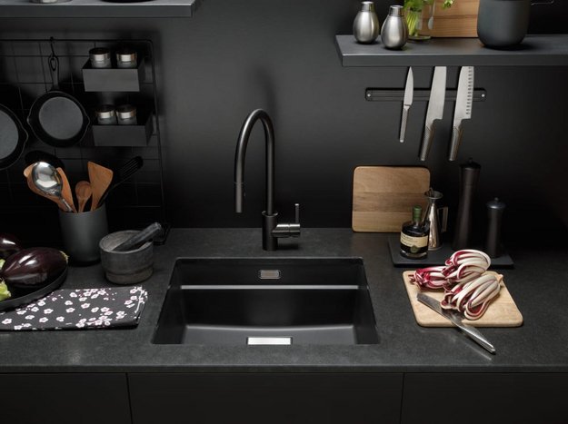 Смеситель Franke Eos Neo Pull Down черный матовый (preview 6)