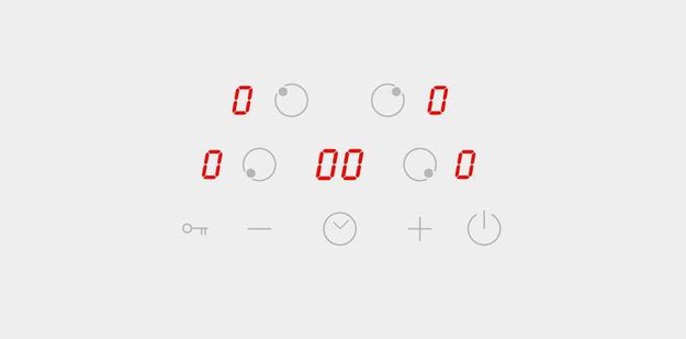 Электрическая варочная панель Korting HK 60003 BW (preview 3)