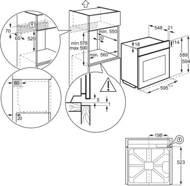 Духовой шкаф AEG TU5AB21FSB (preview 4)