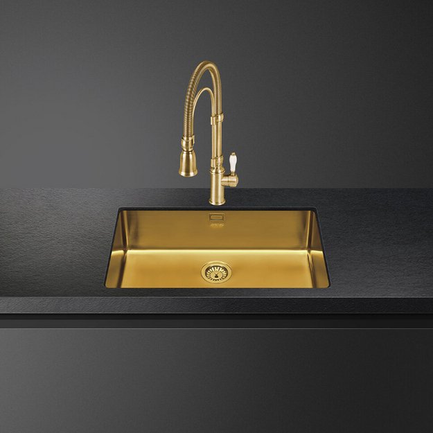 Мойка Smeg Mira VSTR71BRX латунный (фото 2) Мойка Smeg Mira VSTR71BRX латунный (preview 2)