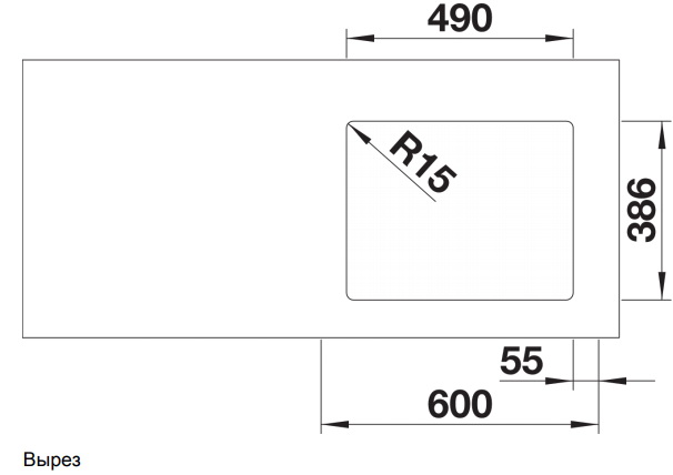 Мойка Blanco ETAGON 500-U SILGRANIT PuraDur антрацит (preview 5)