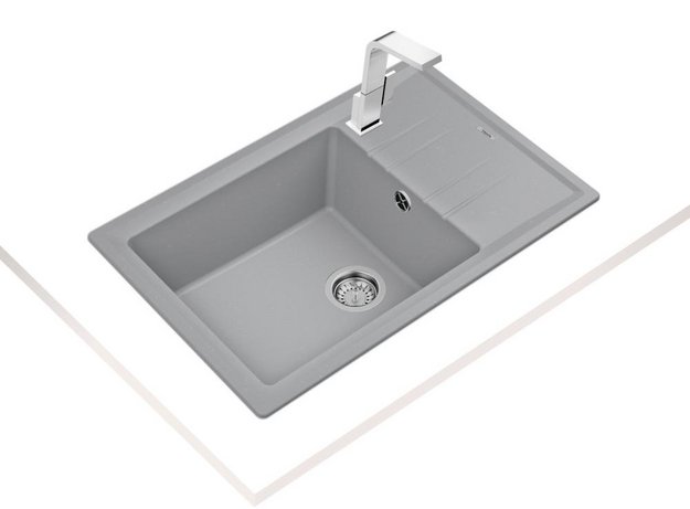 Мойка Teka Stone 60 S-TG 1B 1D metallic grey (preview 2)