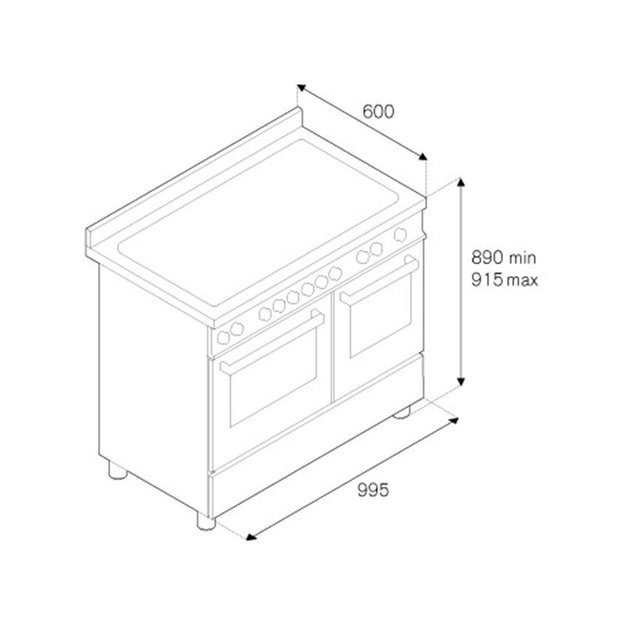 Варочный центр Bertazzoni HER100 6 MFE D NET (preview 4)