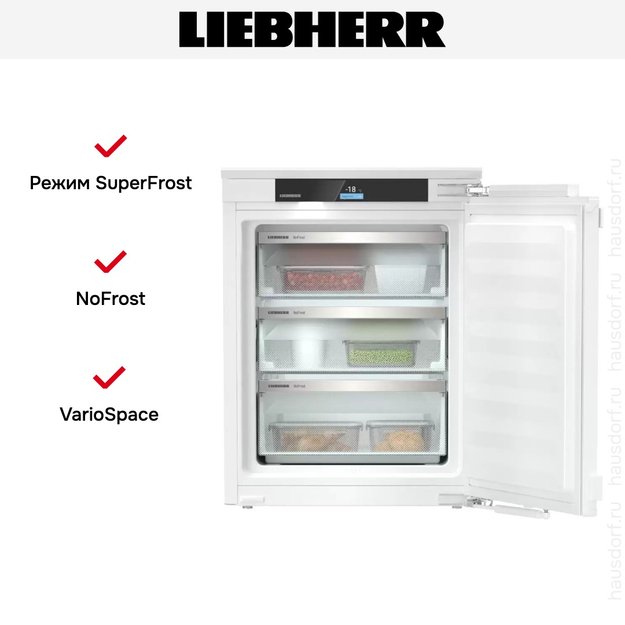 Встраиваемая морозильная камера Liebherr IFNci 3553 (preview 5)