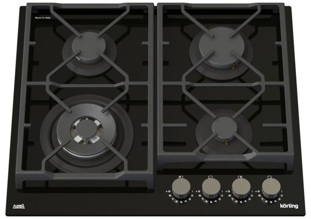 Газовая стеклянная варочная панель Korting HGG 6987 CTN FLC (preview 2)