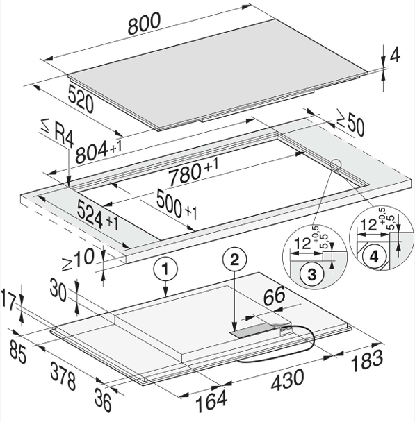 Варочная панель Miele KM 7474 FL 125 edition (preview 5)