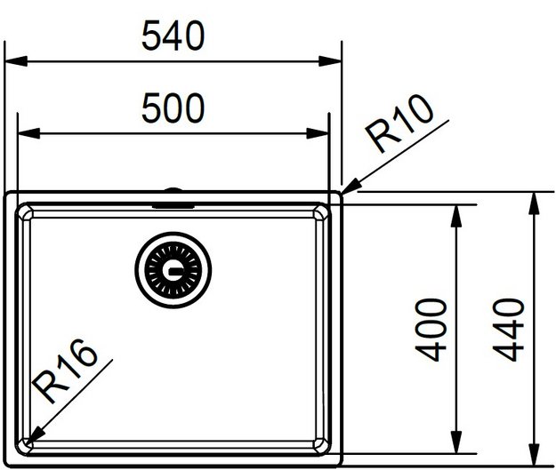 Мойка Franke FEX 110-50 сталь (preview 5)