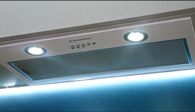 Встраиваемая кухонная вытяжка MAUNFELD Crosby Singl 5028 нержавеющая сталь (video 2)