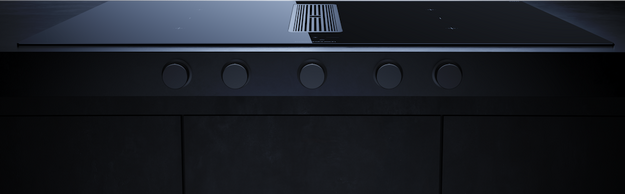 Индукционная варочная поверхность с вытяжкой Kuppersbusch KMI 9850.1 SR-E Gold (preview 4)