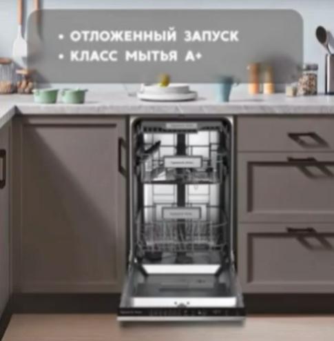 Встраиваемая посудомоечная машина Zigmund Shtain DW 129.6009 X (video 3)