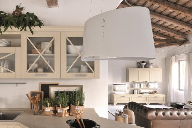 Вытяжка Falmec Mare isola 66 (450) (с системой E.ion) ECP white (preview 2)