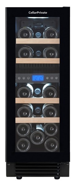 Встраиваемый под столешницу винный шкаф CellarPrivate CP017-2TBH (preview 1)