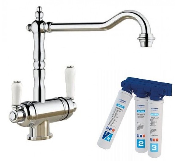 Смеситель Blanco SORA Хром + фильтр для воды BWT-БАРЬЕР EXPERT STANDARD хром (preview 2)