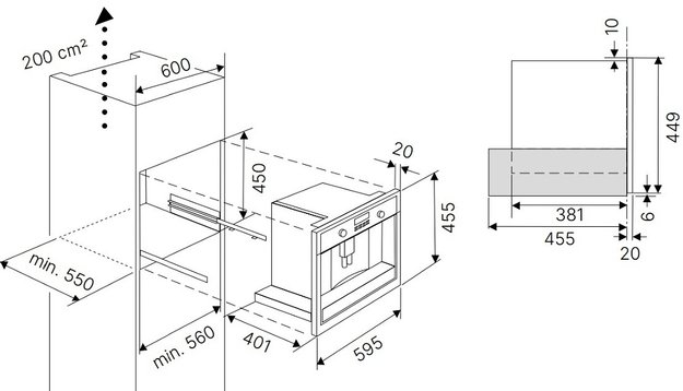 Встраиваемая кофемашина Kuppersbusch CKV 6800.0 W1 Stainless steel (preview 4)
