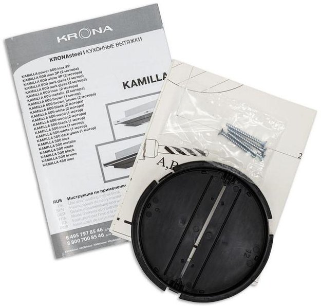 Вытяжка Krona KAMILLA 600 white (1 мотор) (preview 13)
