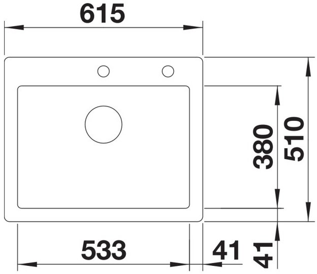 Мойка BLANCO PALONA 6 глянцевая магнолия, клапан-автомат (preview 4)