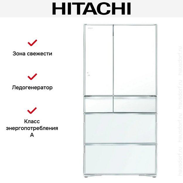 Холодильник Hitachi R-WXC740WH-XW (preview 7)