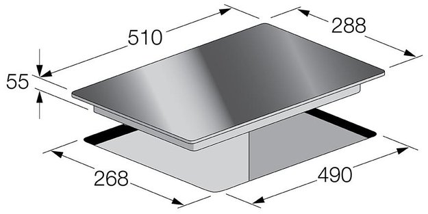 Варочная панель Fulgor Milano CH 302 ID TC WH/2 (preview 2)