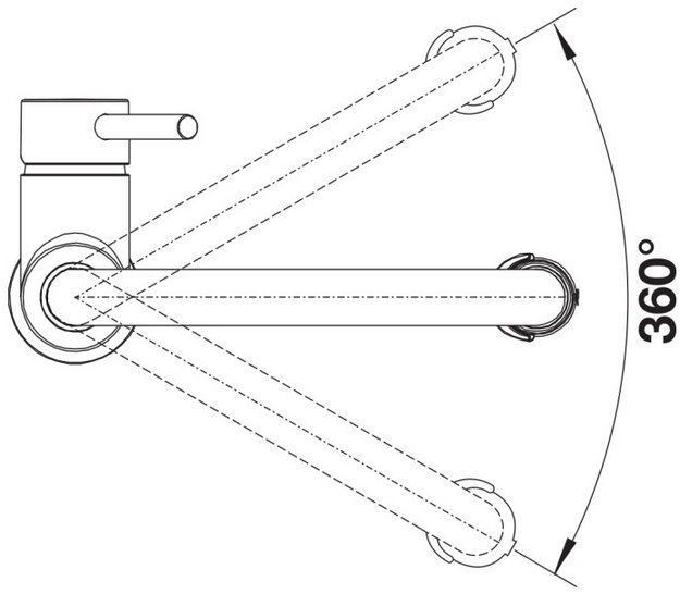 Смеситель Blanco CATRIS-S Flexo черная сталь (preview 7)