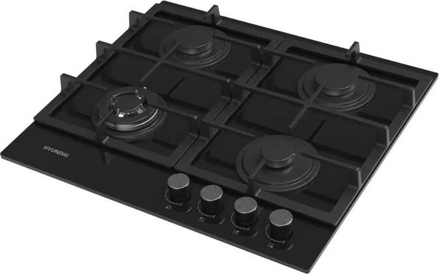 Газовая варочная панель Hyundai HHG 6434 BG (preview 2)