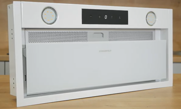 Встраиваемая кухонная вытяжка MAUNFELD Fantasy Light 60 черный (video 1)