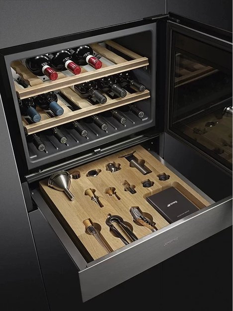 Холодильный шкаф для вина Smeg CVI318RWX2 (preview 4)
