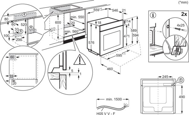 Духовой шкаф AEG NBA5P43AK (preview 6)
