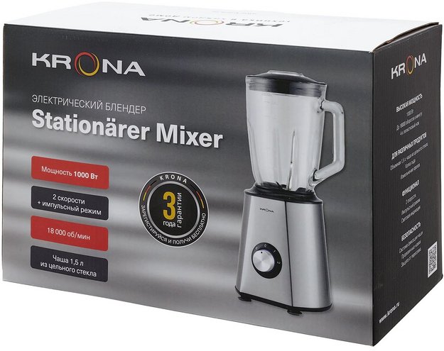 Блендер KRONA Stationärer Mixer 1000W КА-00008909 (preview 12)