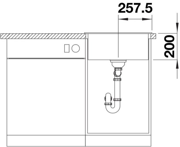 Мойка BLANCO NAYA 5 Silgranit кофе (preview 5)