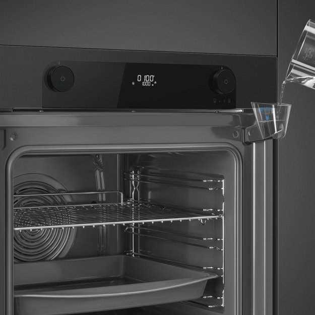Духовой шкаф с функцией пара Smeg SO6201S2B (preview 3)