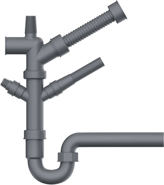 Отводная арматура для измельчителя Omoikiri NA-01 (preview 1)