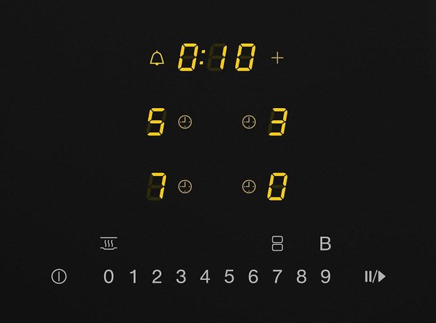 Индукционная панель конфорок с сенсорным управлением Miele KM7414 FX (preview 2)