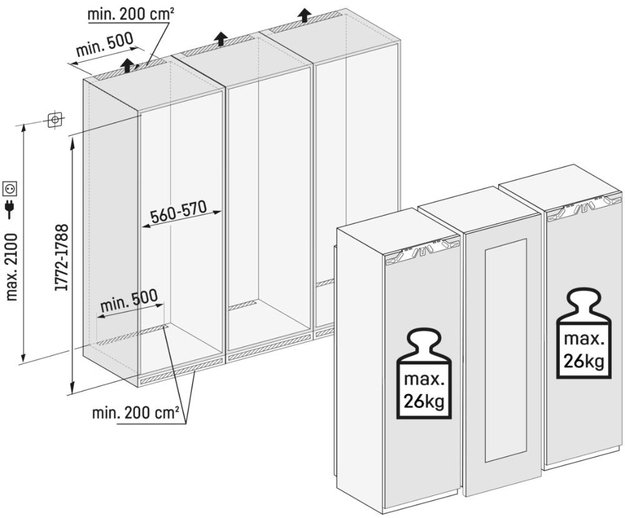Встраиваемый холодильник Liebherr IXRFW 5156 Prime BioFresh NoFrost (preview 4)