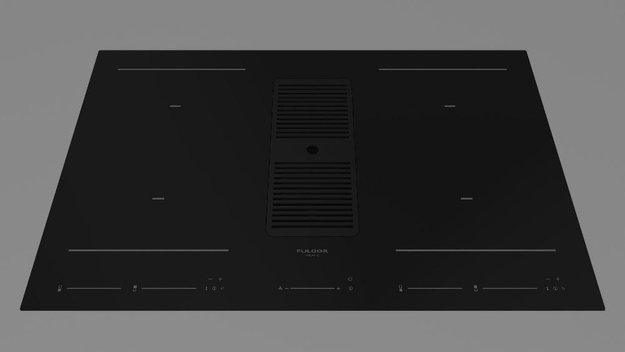 Варочная панель с встроенной вытяжкой Fulgor Milano FCLHD 8041 HID TS BK2 (preview 2)