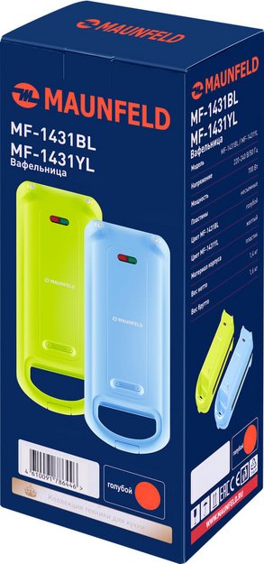 Вафельница Maunfeld MF-1431BL (preview 4)