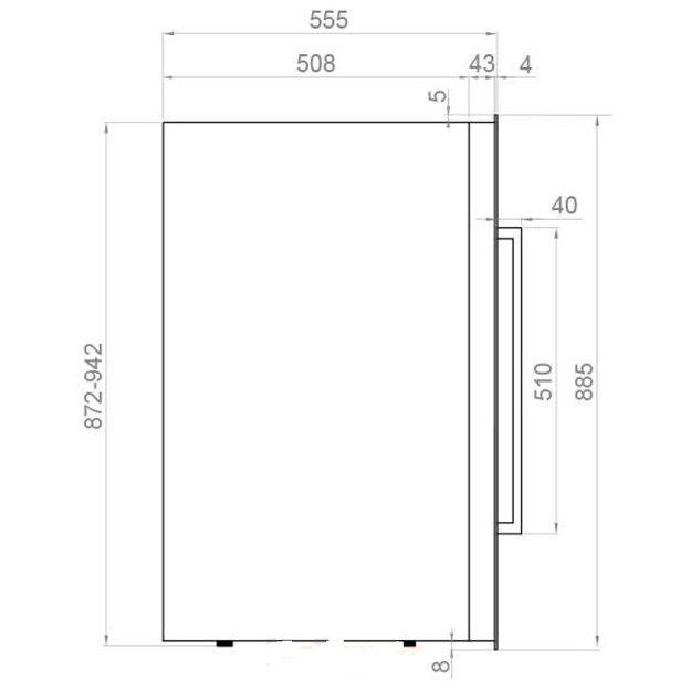 Встраиваемый винный шкаф Pando PVMAP 88-49 PAR (preview 5)