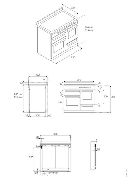 Варочный центр Bertazzoni MAS100 6 MFE T VI T (preview 4)