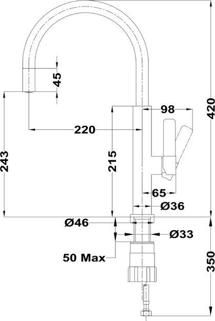 Смеситель Teka FOT 995 TITANIUM (preview 6)