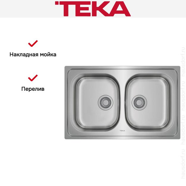 Мойка Teka UNIVERSE 80 T-XN 2B MATT (preview 6)