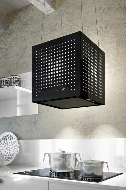 Вытяжка Falmec Rubik isola 43 (450) (с системой E.ion) ECP black (preview 4)