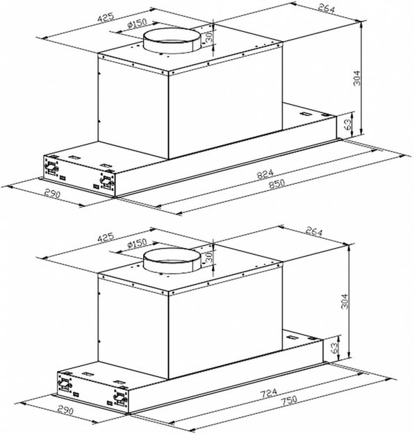 Встраиваемая вытяжка Kaiser EA 945 ECO (preview 8)