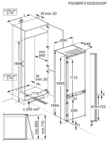 Встраиваемый холодильник AEG NSC7P751ES (preview 5)