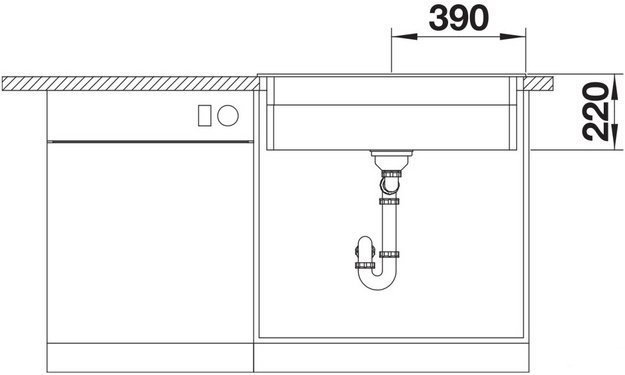 Мойка BLANCO ETAGON 8 Silgranit антрацит (preview 6)