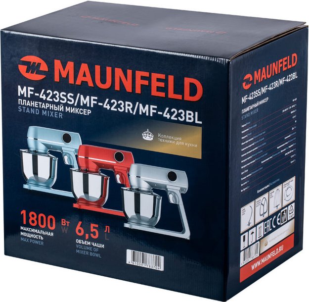 Миксер Maunfeld MF-423SS (фото 10) Миксер Maunfeld MF-423SS (preview 10)