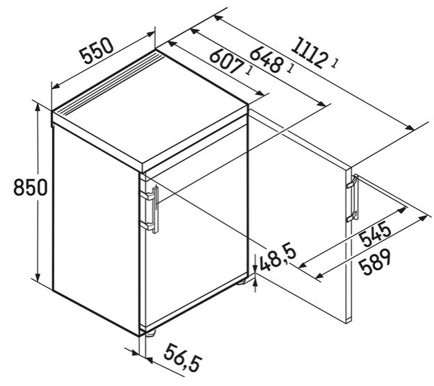 Холодильник Liebherr Rdgd 1401 Pure (preview 11)