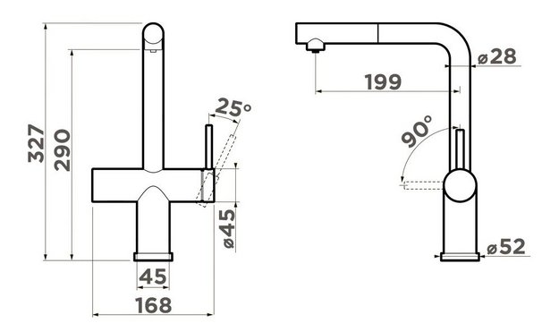 Смеситель Omoikiri KARATSU-S GB графит (preview 6)