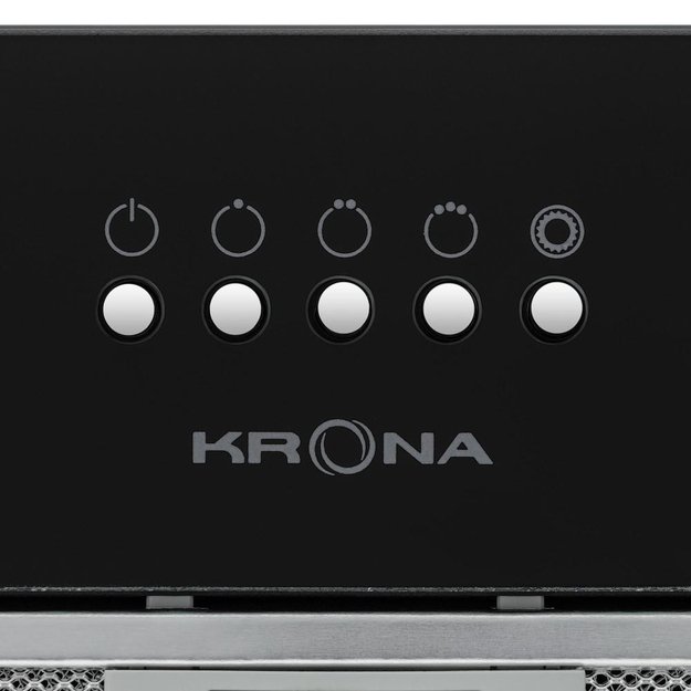 Встраиваемая вытяжка Krona LUISA 600 GLASS BLACK PB (preview 4)
